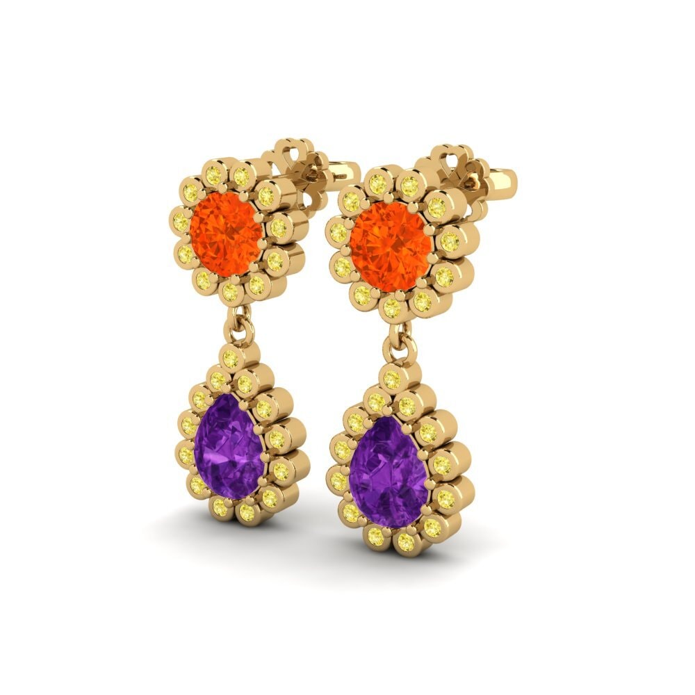 Fire Opal SYLVIE Earring Libben