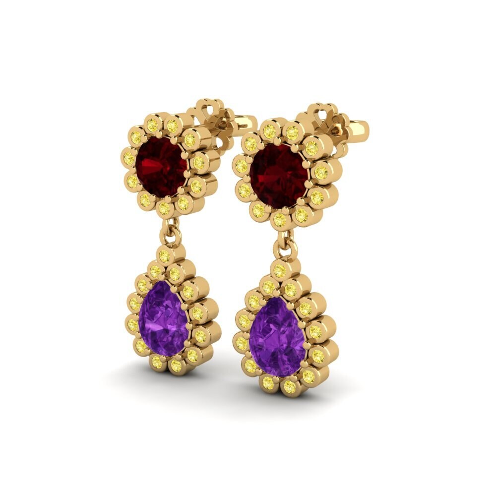 Garnet SYLVIE Earring Libben