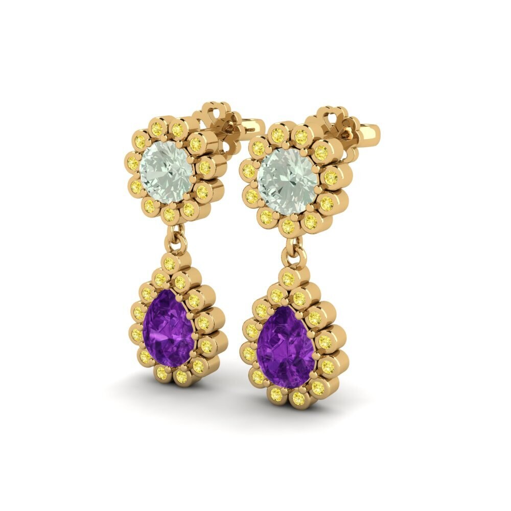 Green Amethyst SYLVIE Earring Libben