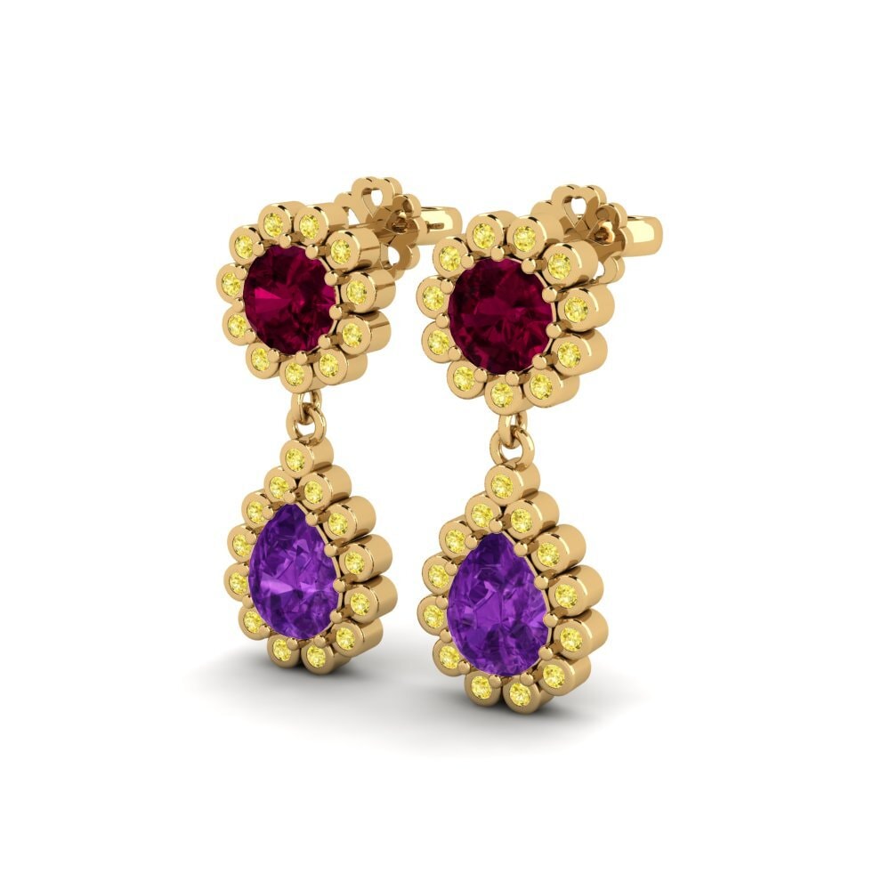 Rhodolite Garnet SYLVIE Earring Libben