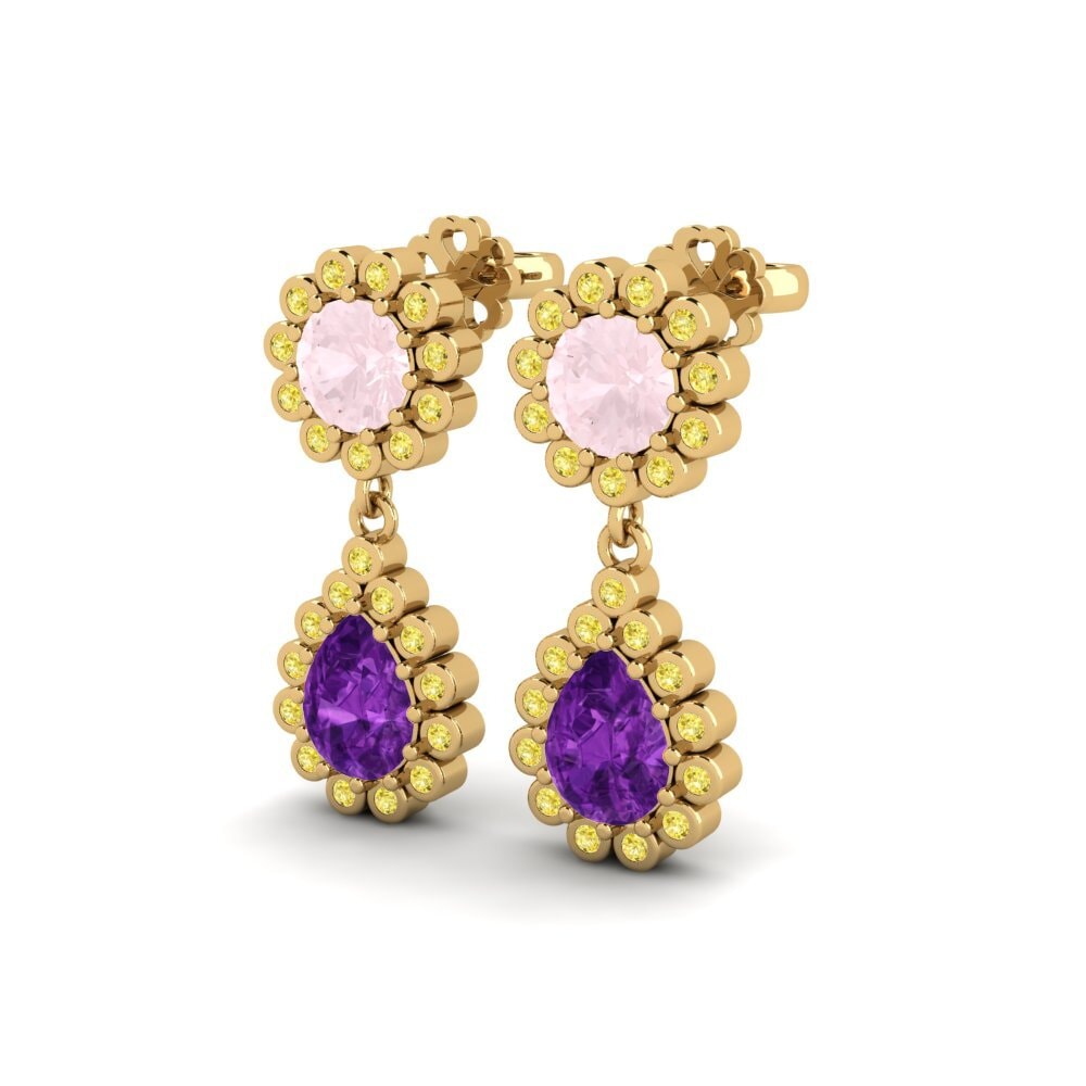 Rose Quartz SYLVIE Earring Libben