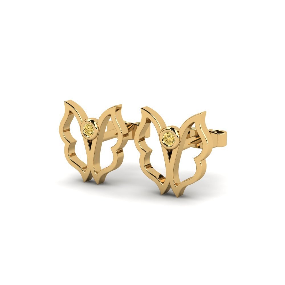 Yellow Diamond Women's Earring Libbys