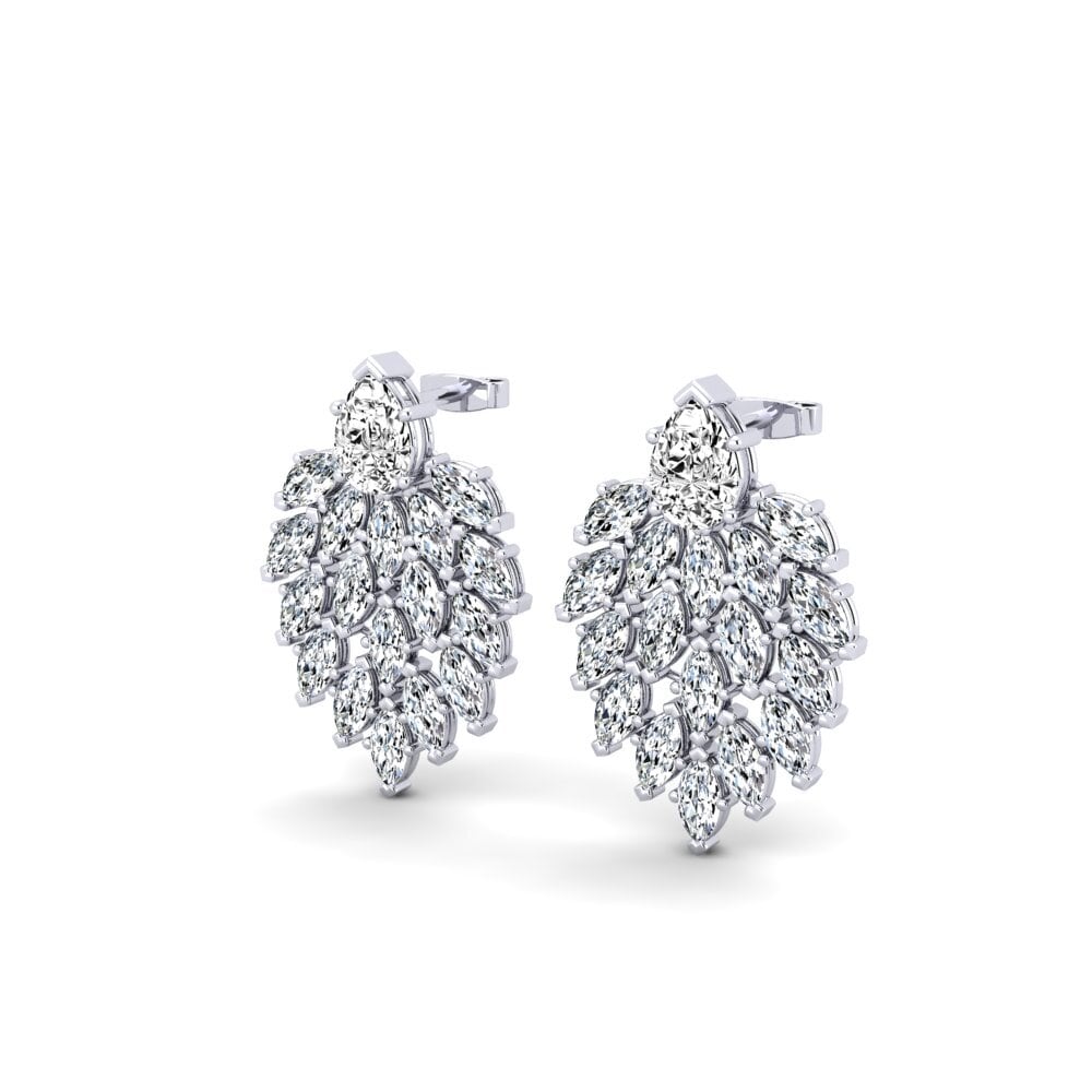Đá Moissanite Bông tai nữ Lices