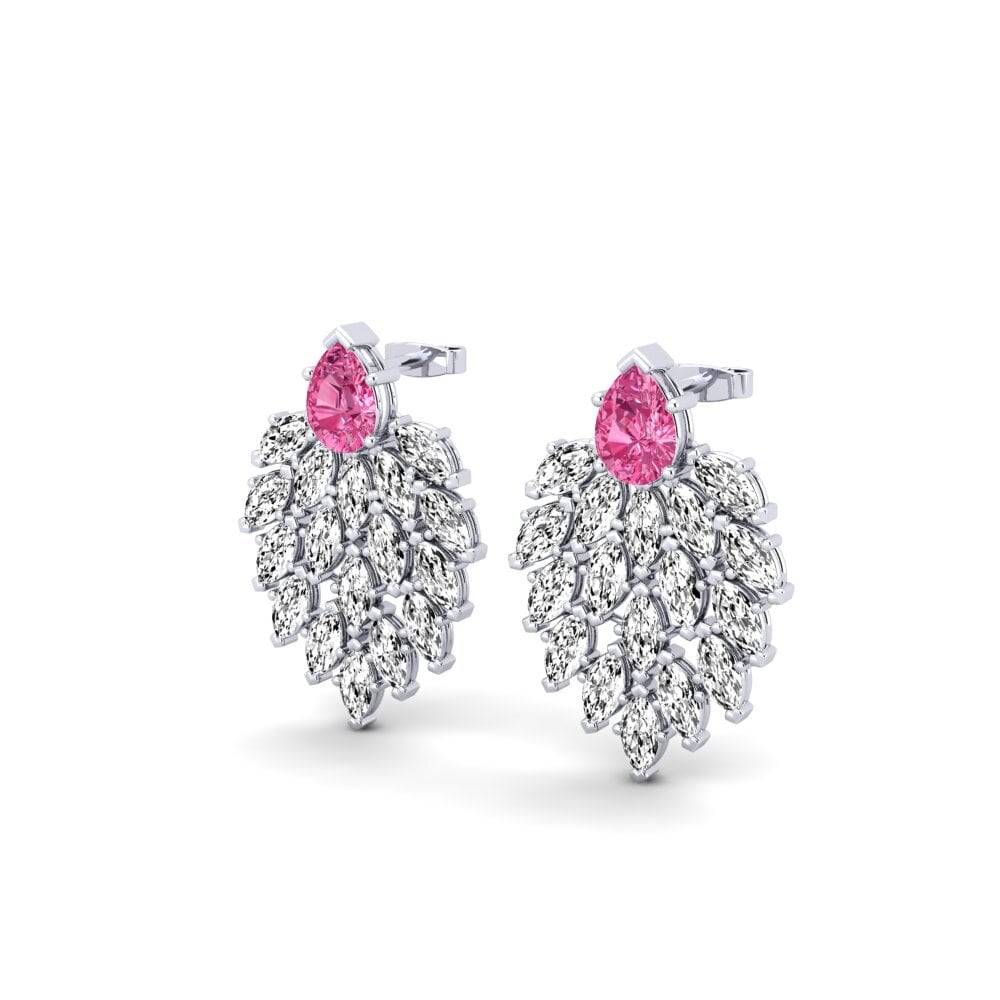 Turmalina Rosa Brincos Feminino Lices