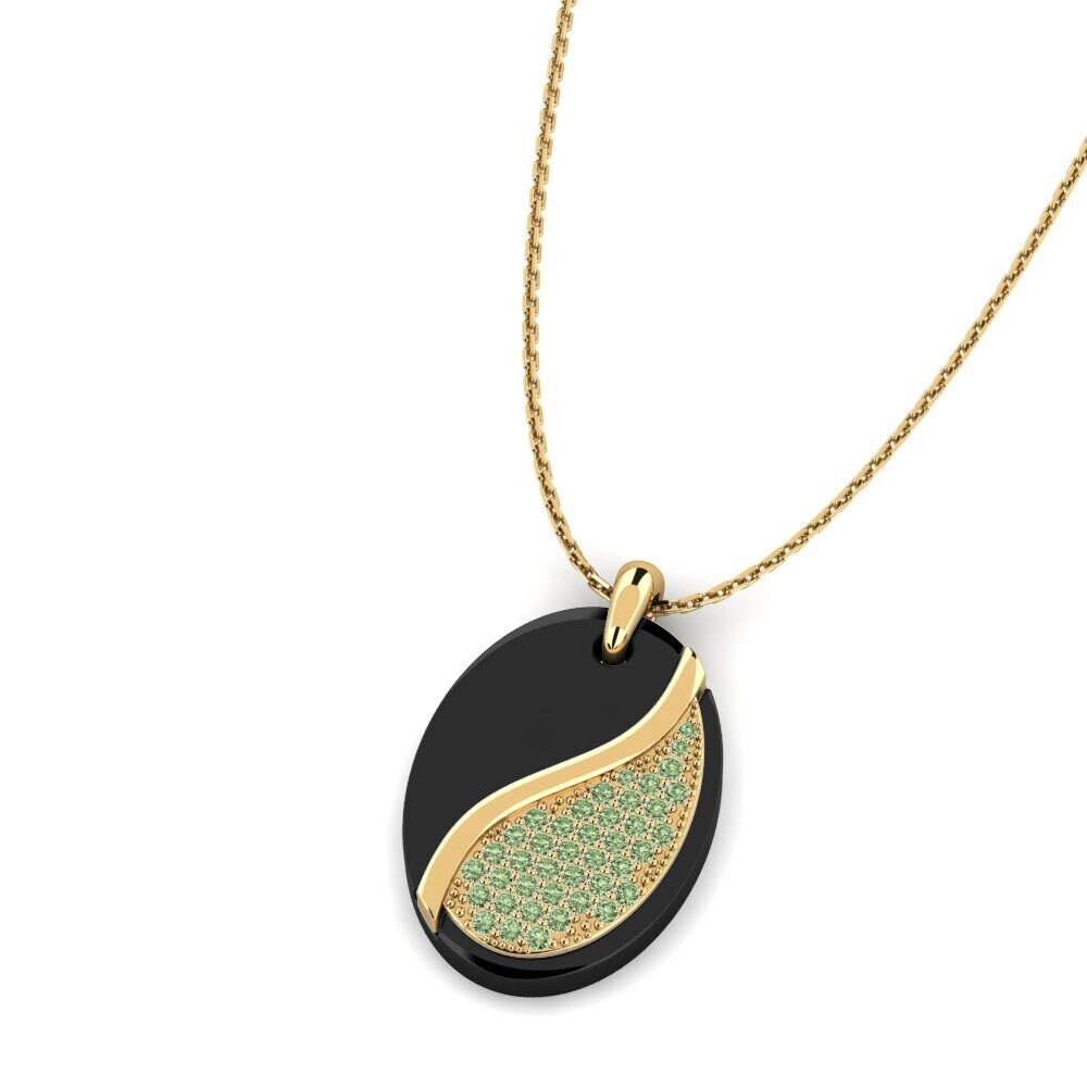 Diamante Verde Colgante de Mujer Lieselotte