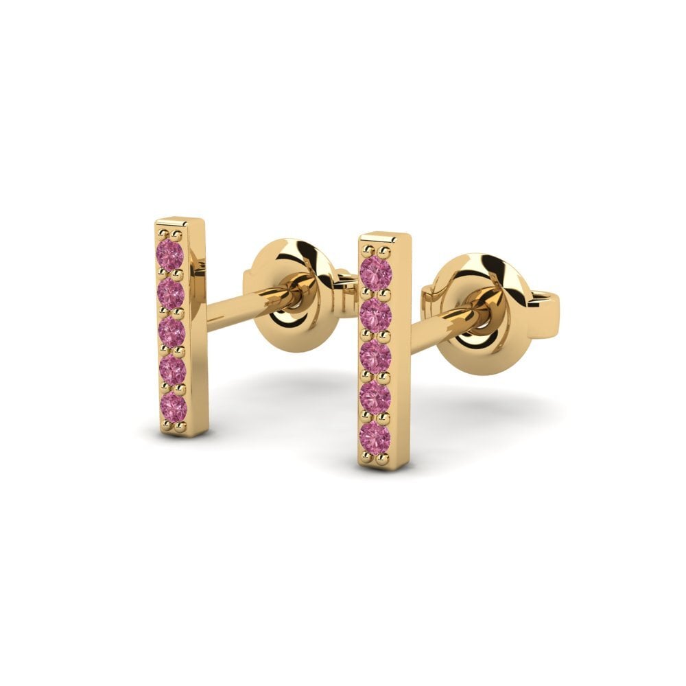 Đá Rhodolite Bông tai nữ Lijocht