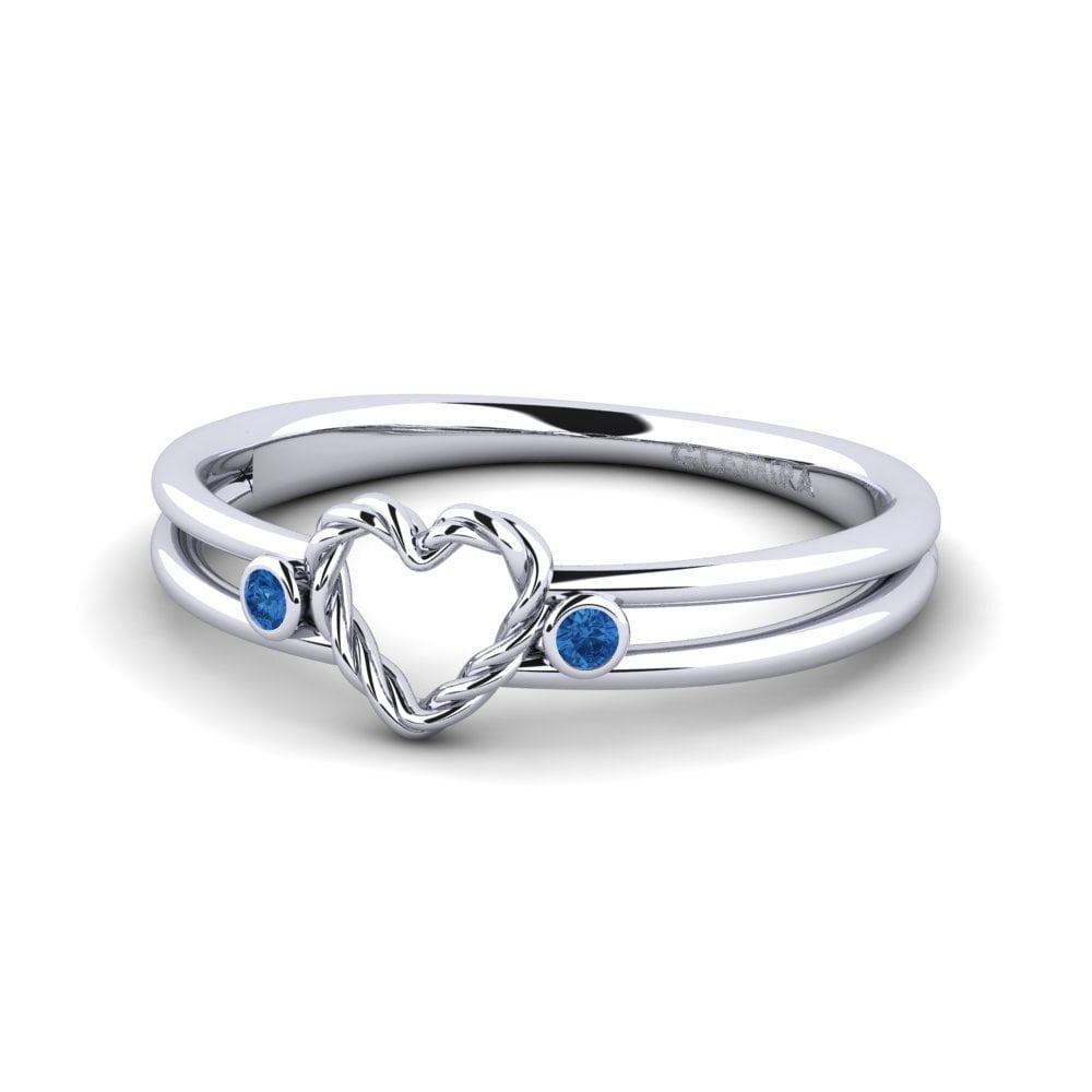 sapphire-zirconia แหวน Lilia