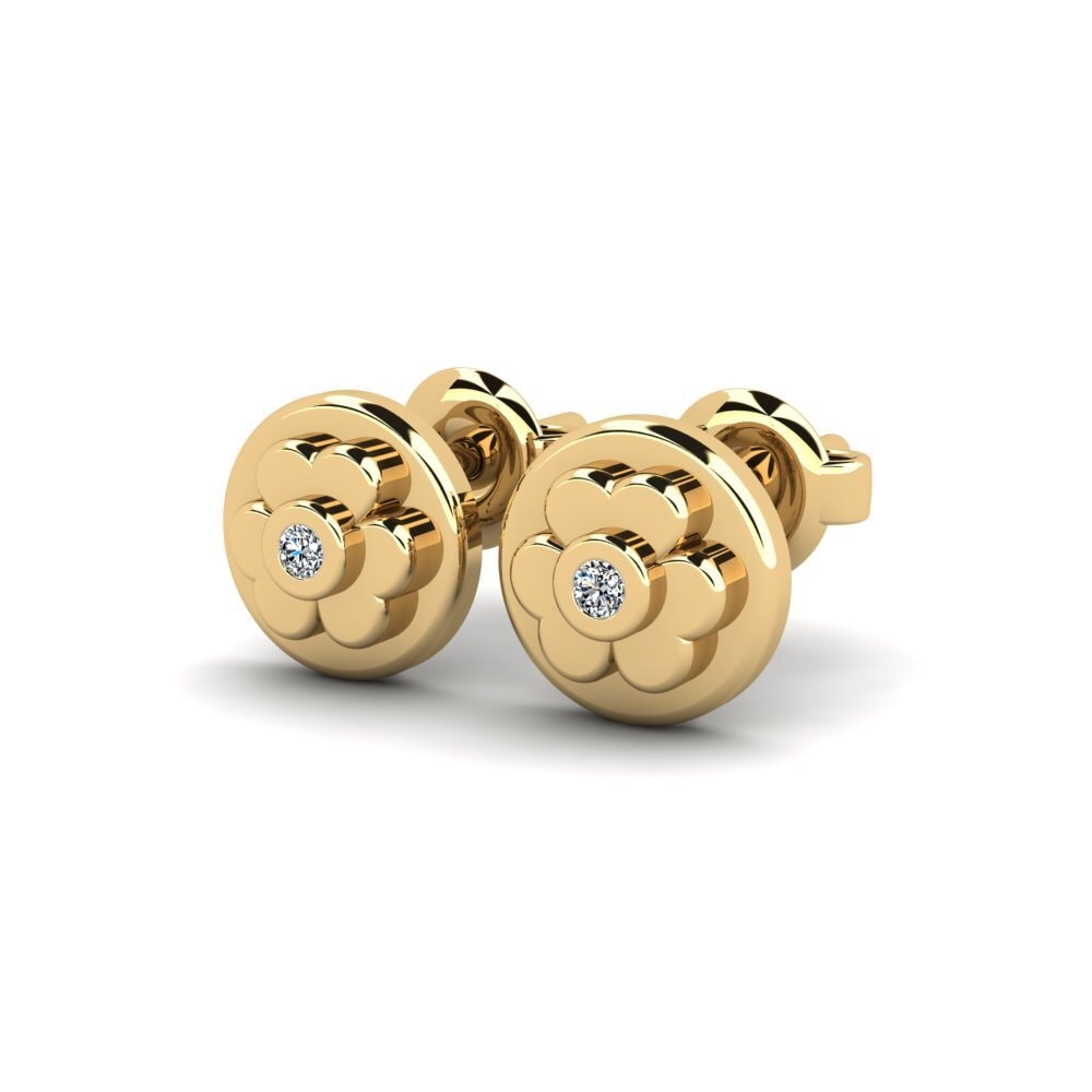 Zirconia Kid's Earring Lilled