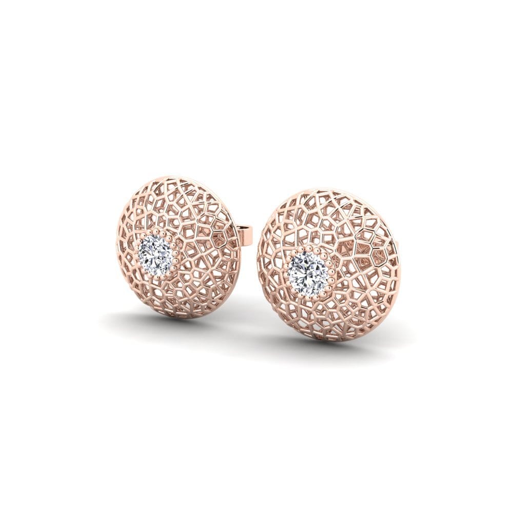 18ct Rose Gold Lab Grown Diamond Women's Earring Lincolnn