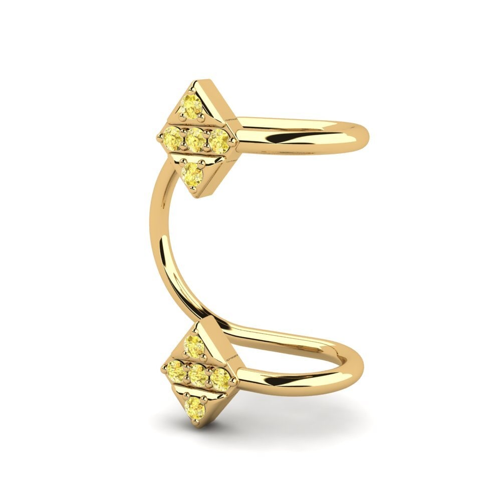 Yellow Sapphire Women's Earring Lisenby
