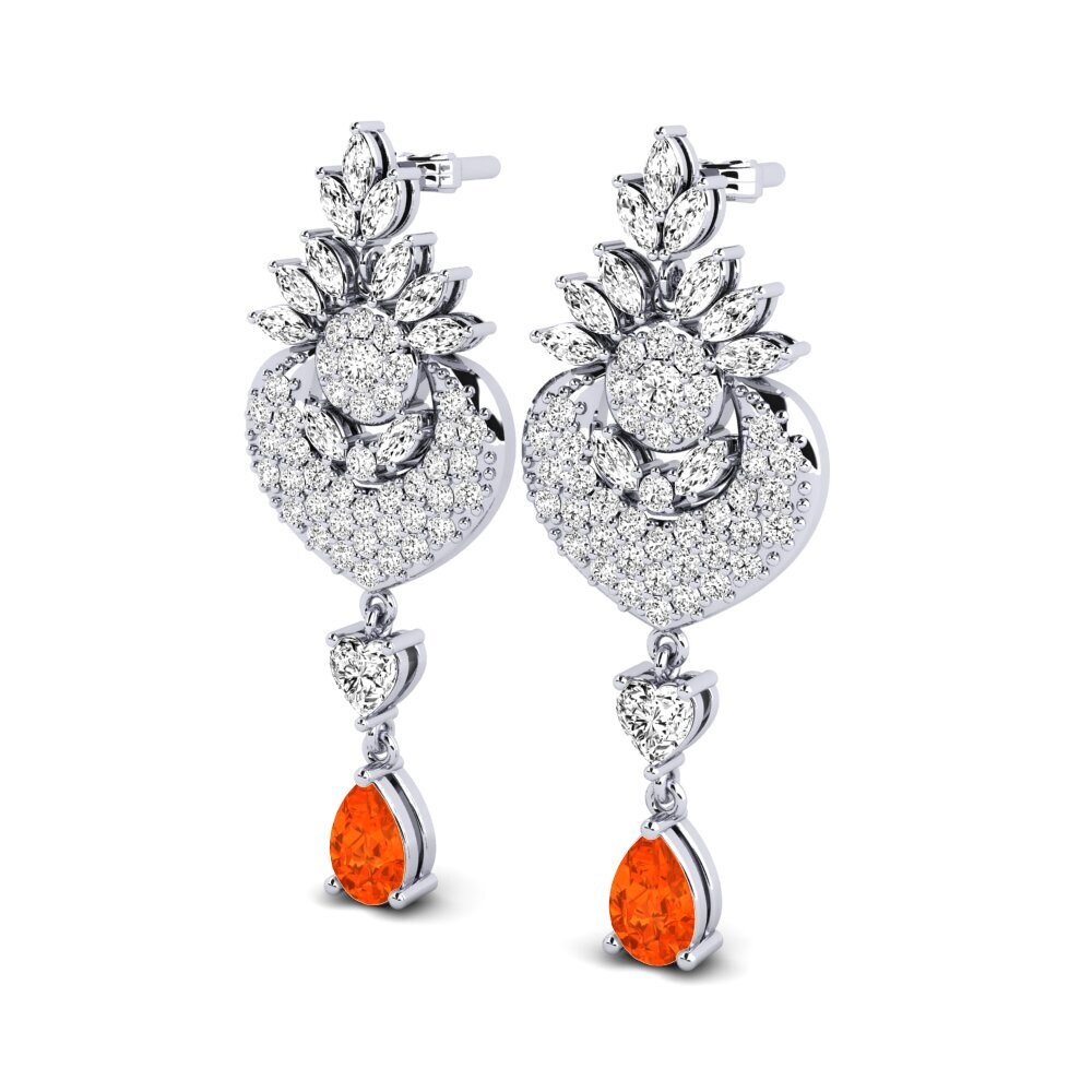 Fire-Opal Women's Earring Lisette