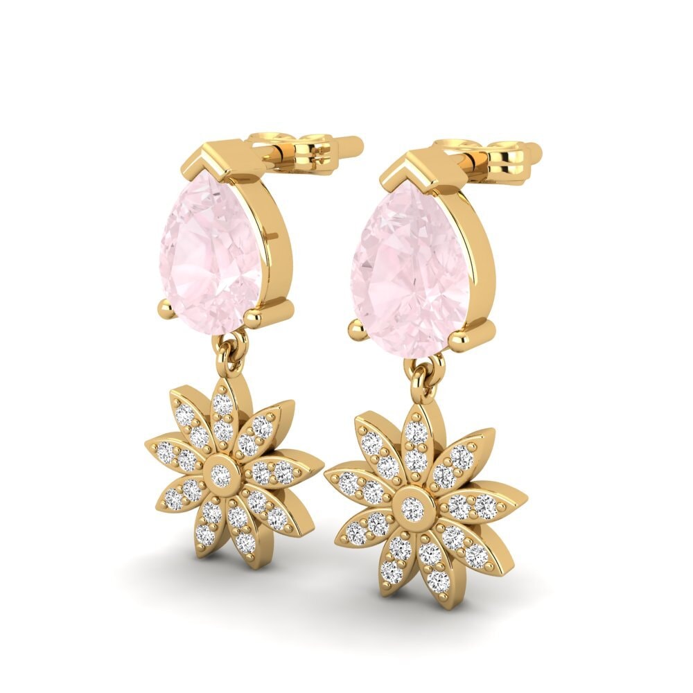 Rose Quartz Women's Earring Listar