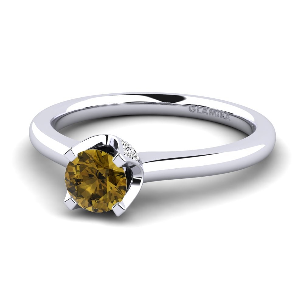 Circón Marrón Anillo de compromiso Litzy