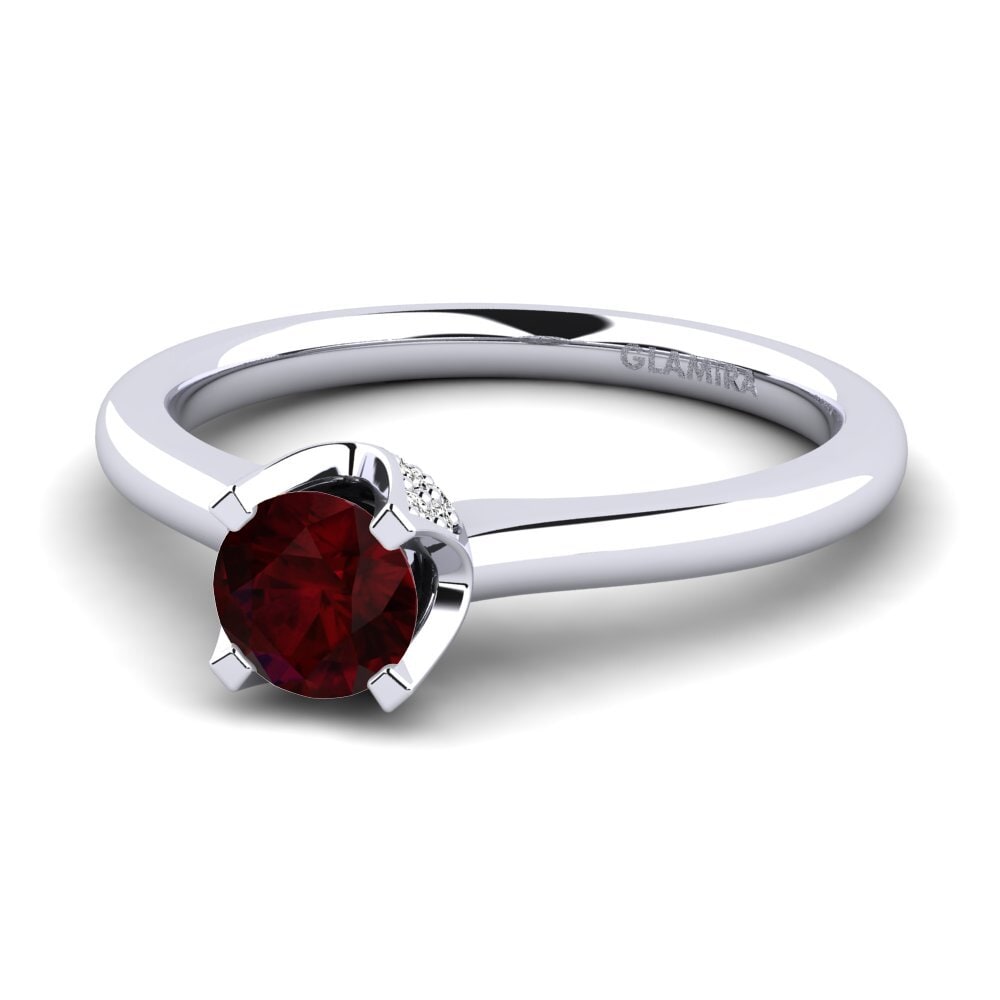 Granate Anillo de compromiso Litzy