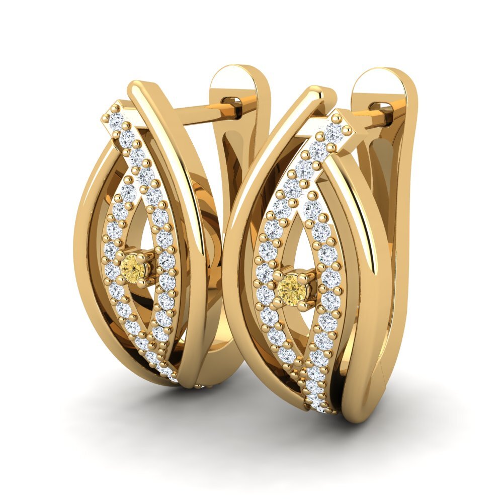 Yellow Diamond Women's Earring Lizzy