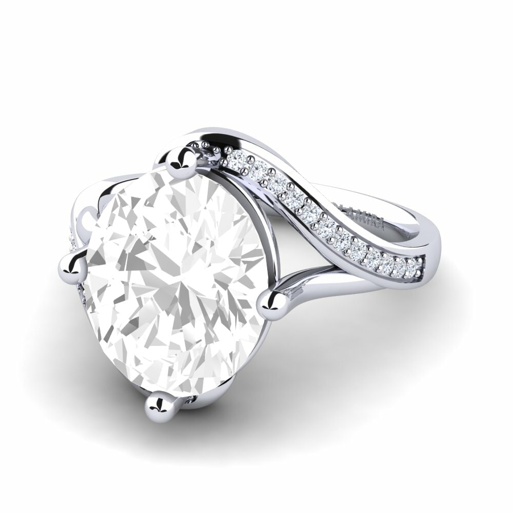 White Topaz Ring Loagen