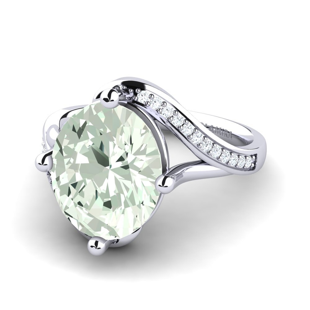 Green Amethyst Ring Loagen