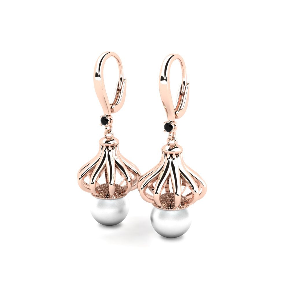 Diamante Negro Pendiente de mujer Logeable
