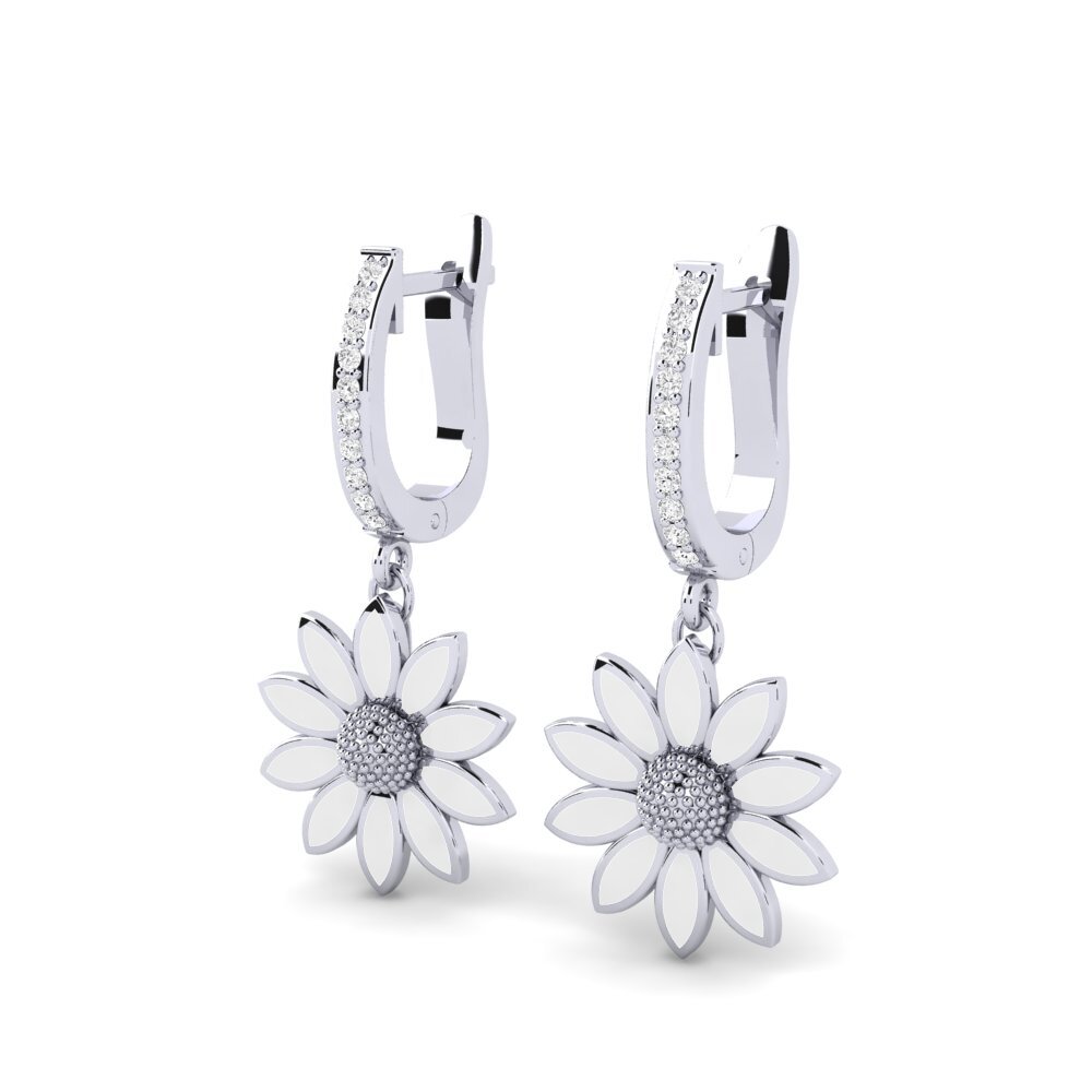 White sapphire Women's Earring Loof