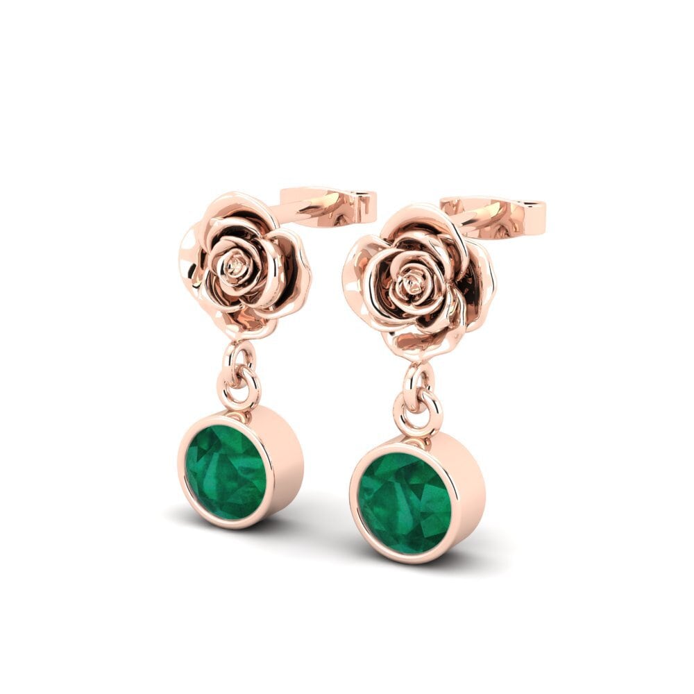 18ct Rose Gold Women's Earring Loralty