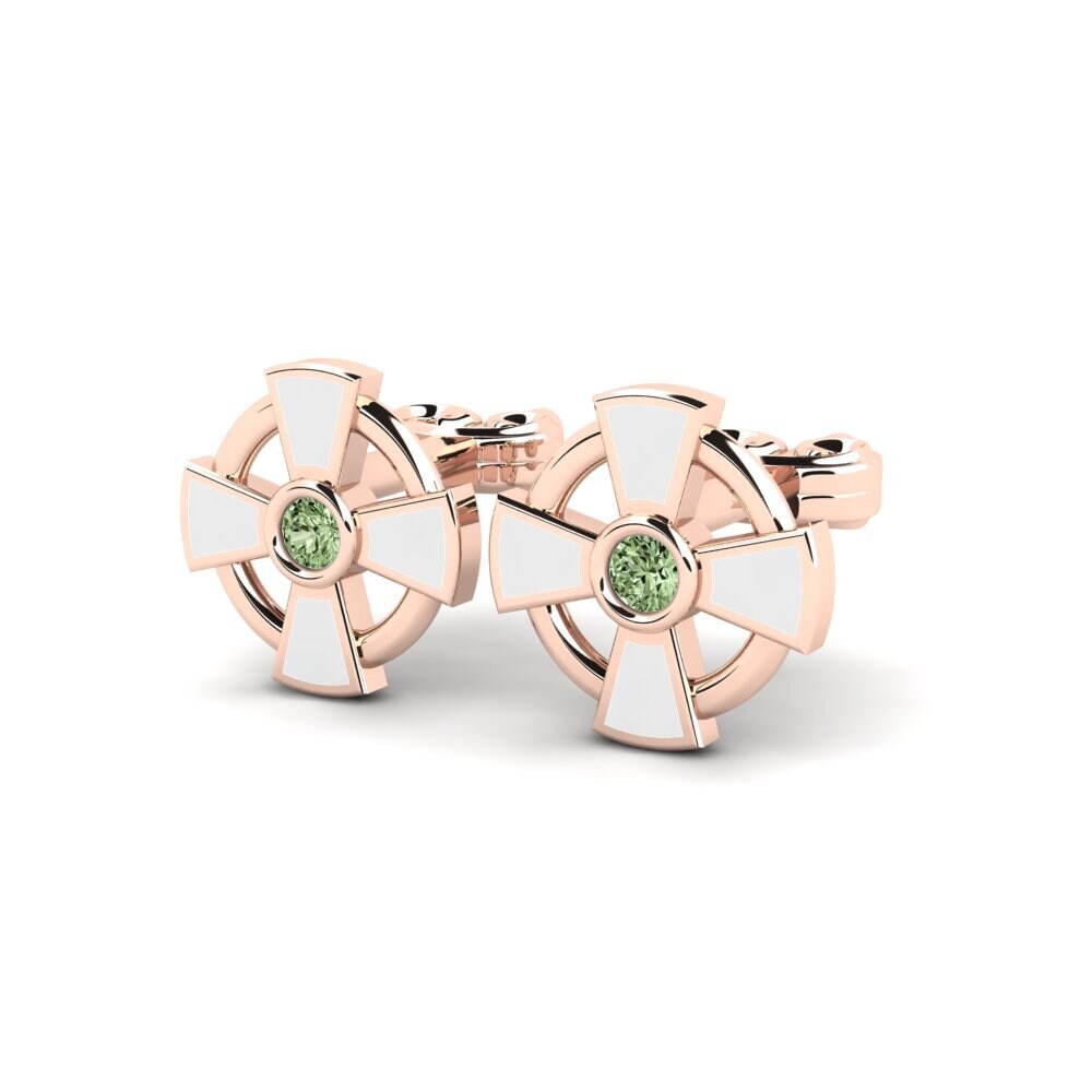 14k Oro Rosa Pendiente de mujer Lordis