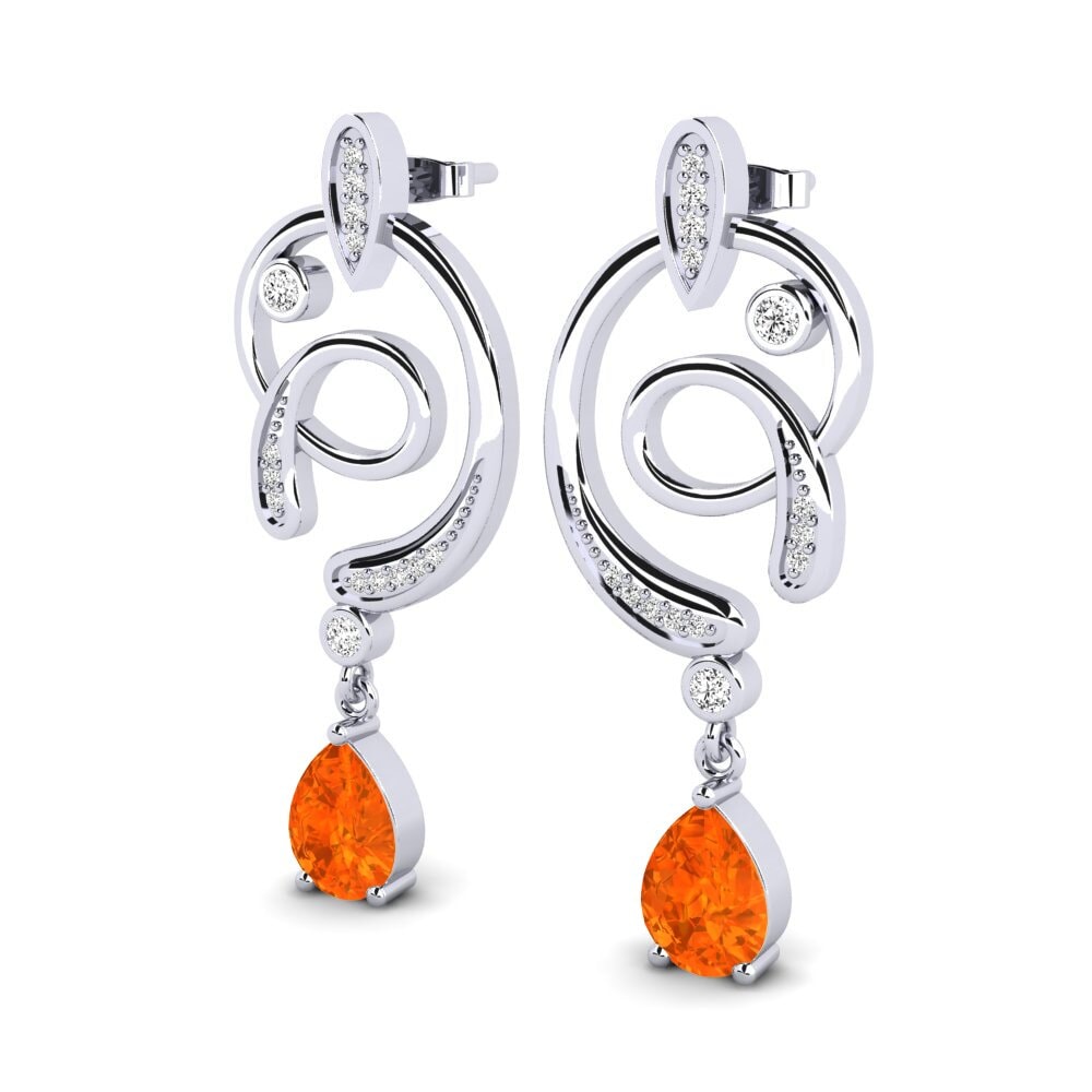 Opale de Feu Boucle d'oreille femme Lore