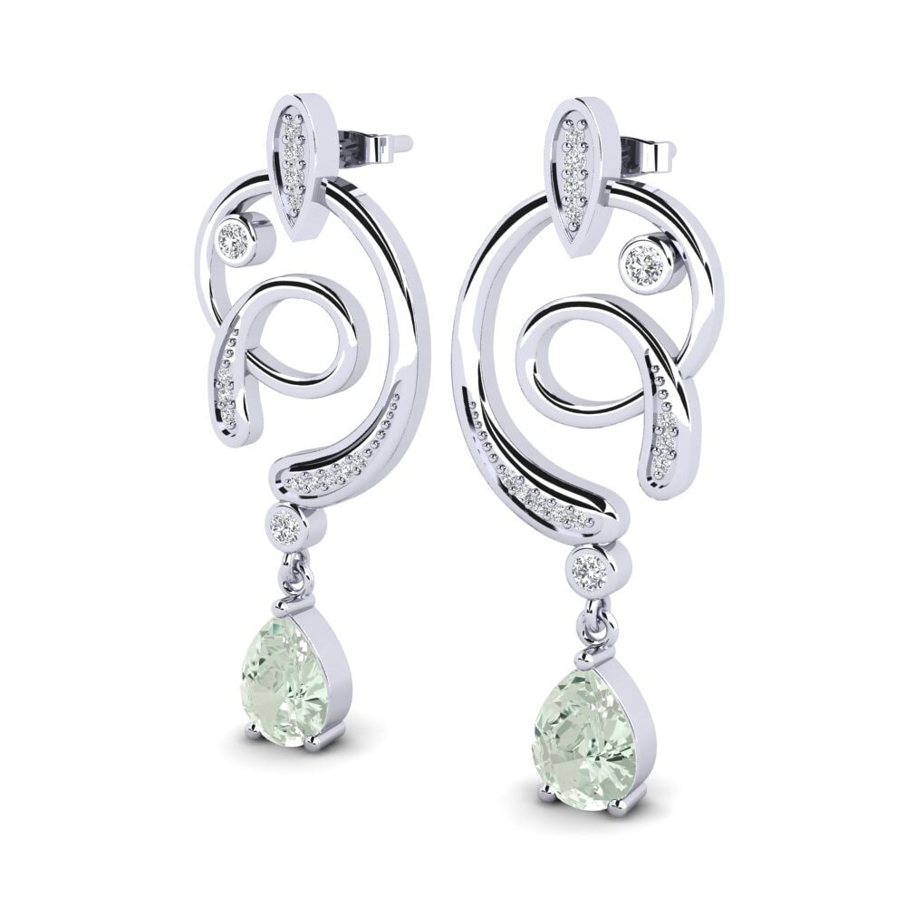 Green Amethyst Women's Earring Lore