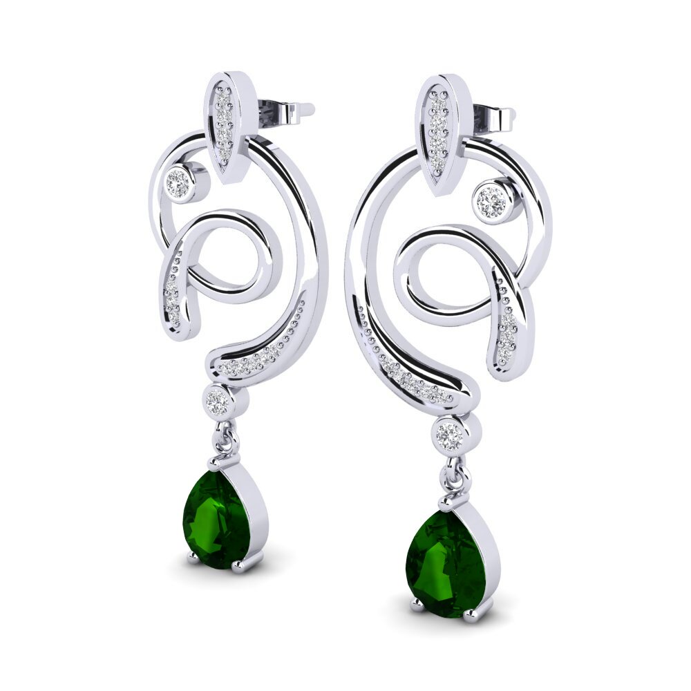 Green Tourmaline Women's Earring Lore