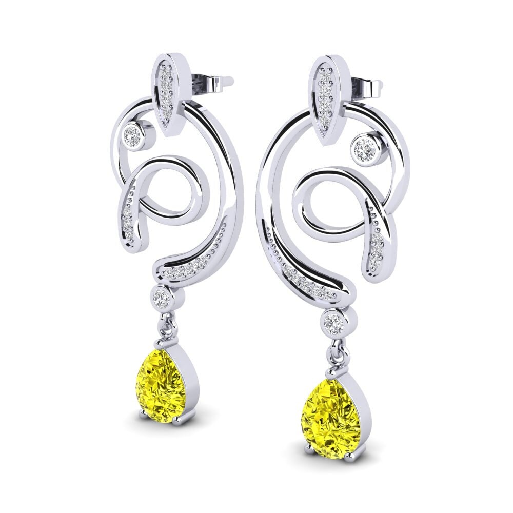 Yellow Diamond Women's Earring Lore