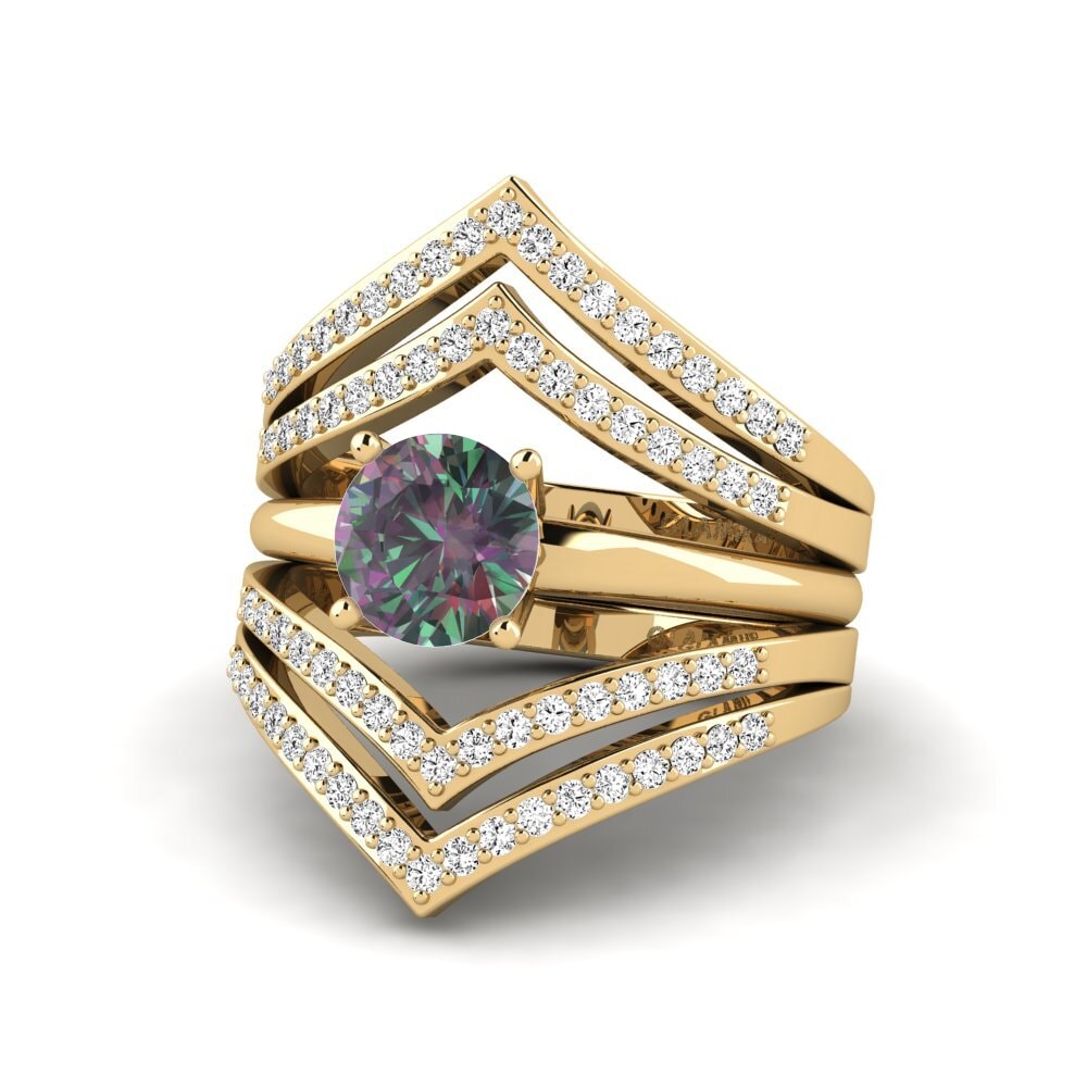 Topacio Místico Anillo Losten SET