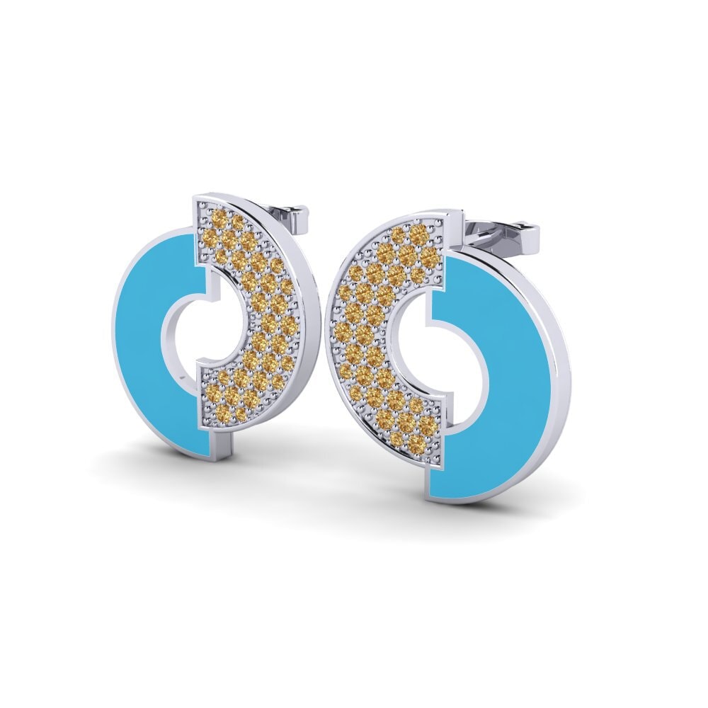 Diamante Marrón Pendiente de mujer Lotis