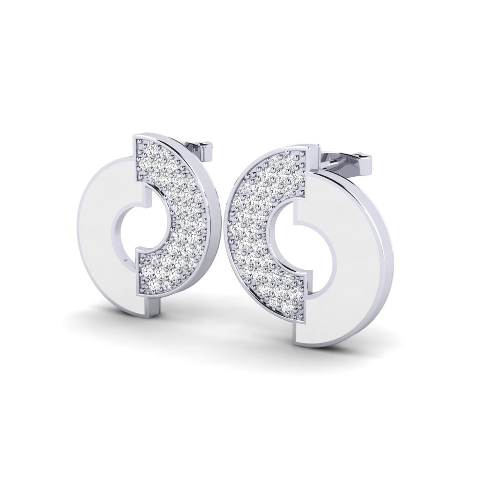 White sapphire Women's Earring Lotis