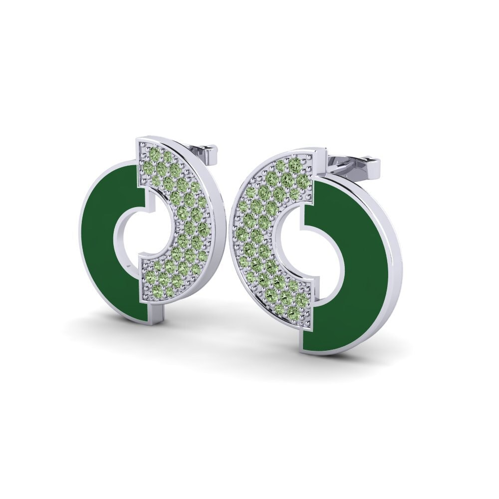 Diamante Verde Pendiente de mujer Lotis