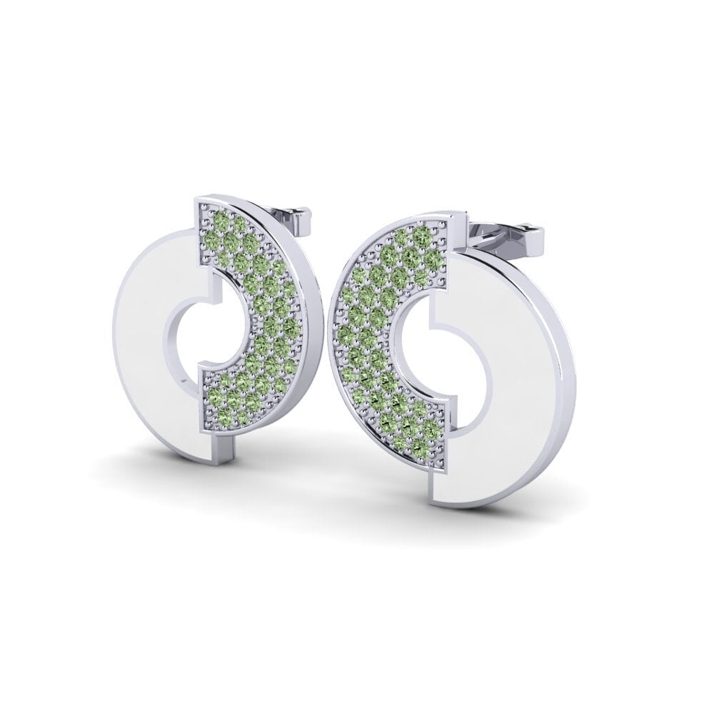 Diamante Verde Pendiente de mujer Lotis