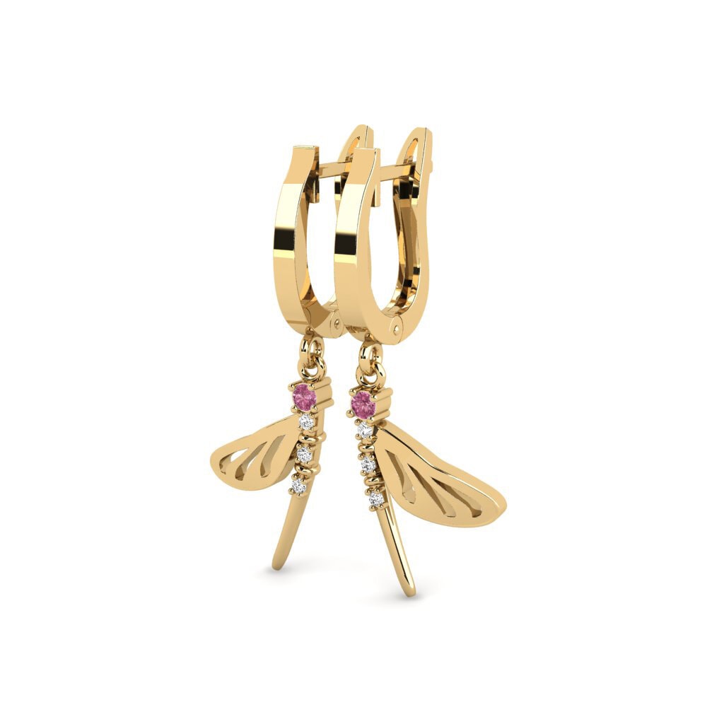 Grenat de Rhodolite Boucle d'oreille femme Loubiere