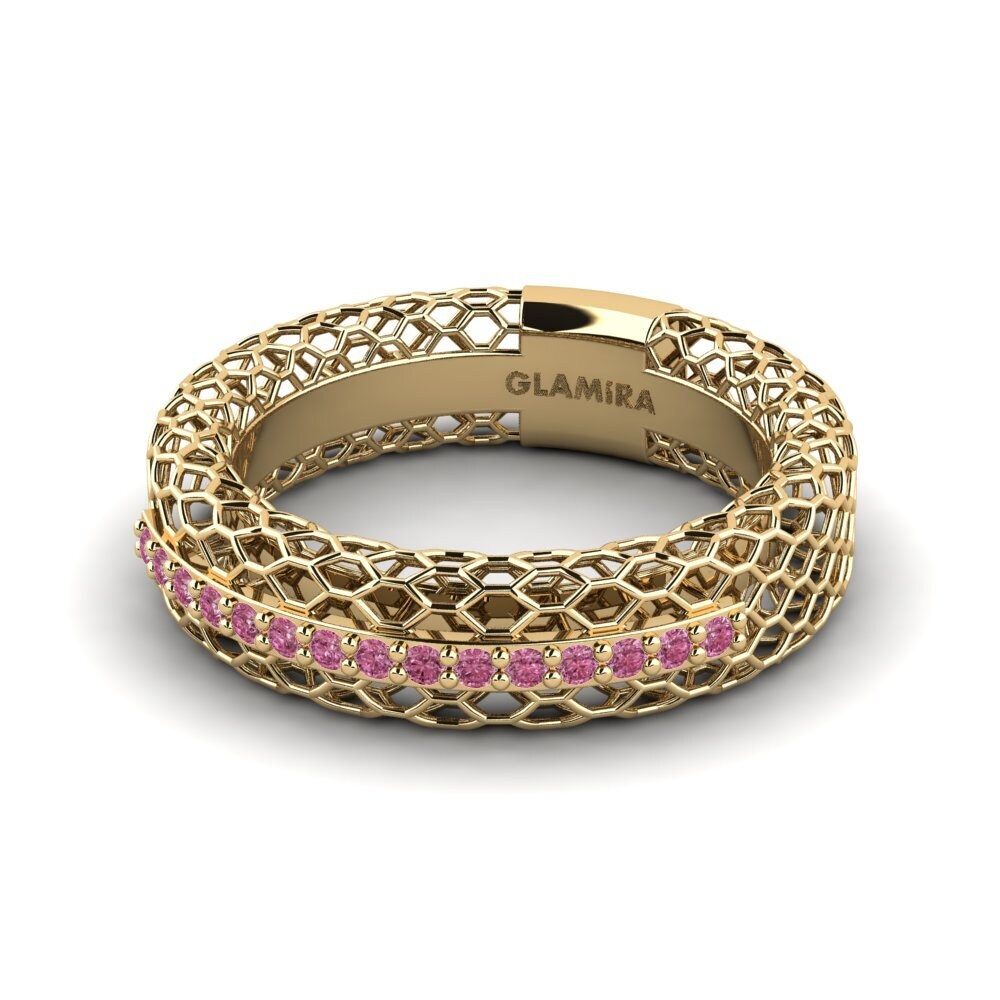 Granate Rhodolite Anillo meñique Loveness
