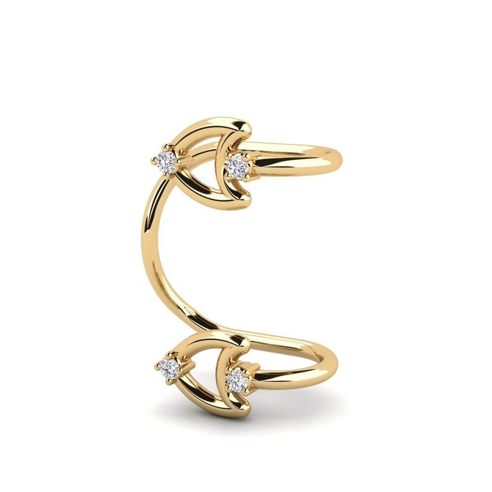 14ct Yellow Gold Lab Grown Diamond Women's Earring Lovetter