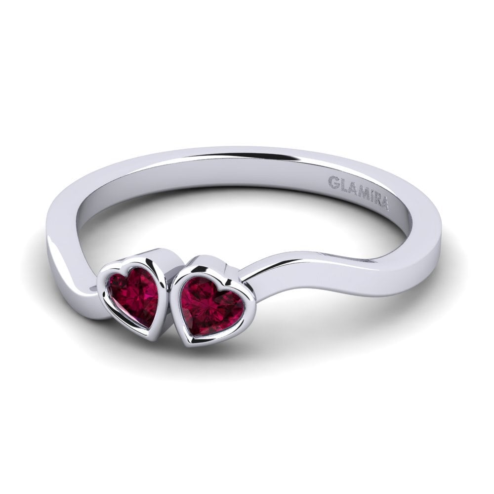 Rhodolite Garnet Stackable Ring Lovset