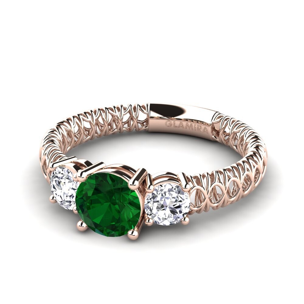 Tsavorite Engagement Ring Luann