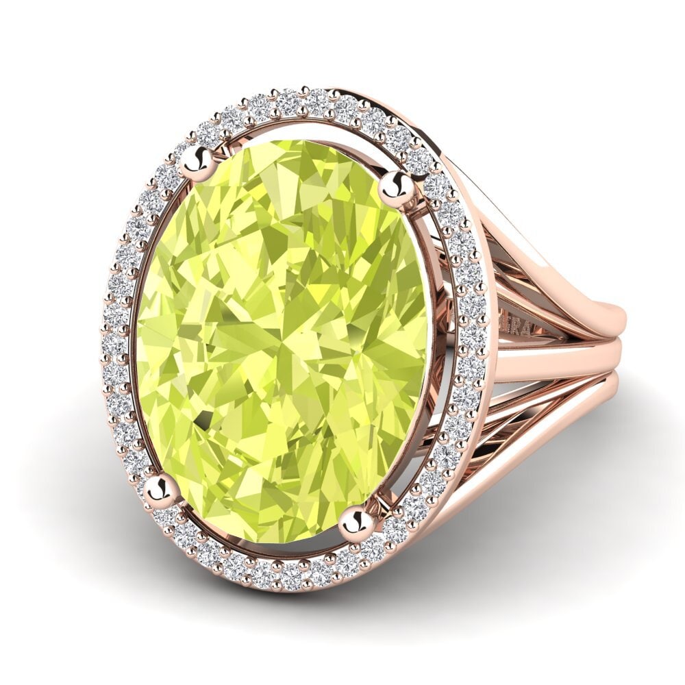 Lemon Quartz Ring Lucile