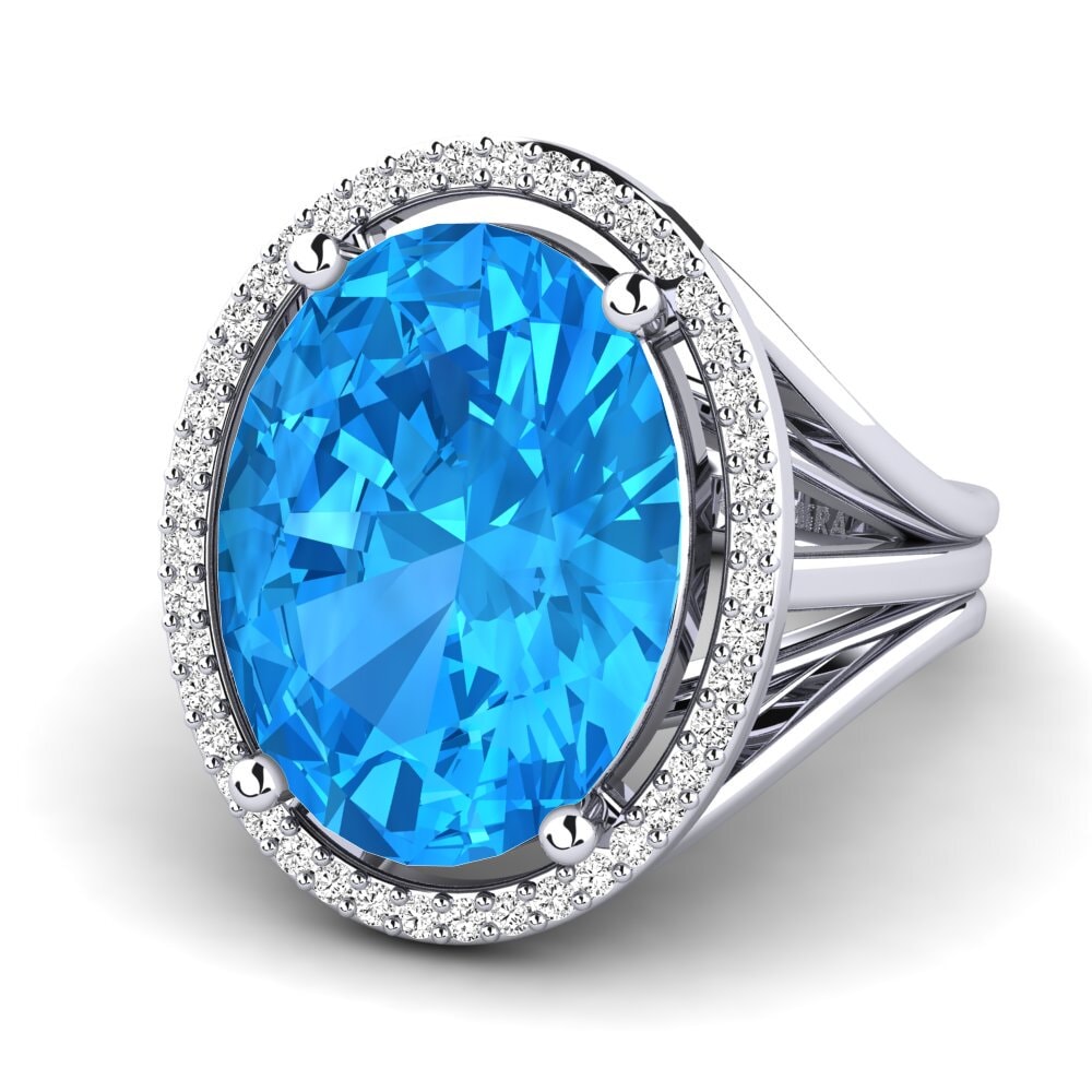 Blue Topaz Ring Lucile