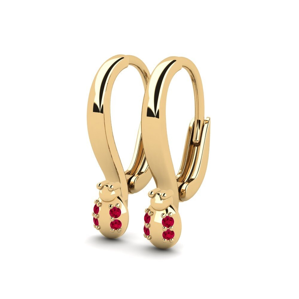 Ruby Kid's Earring Ludus