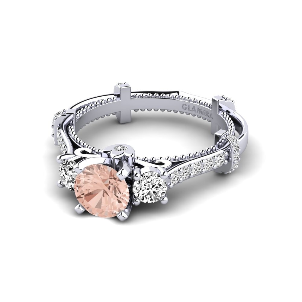 Morganita Anillo de compromiso Luisetta