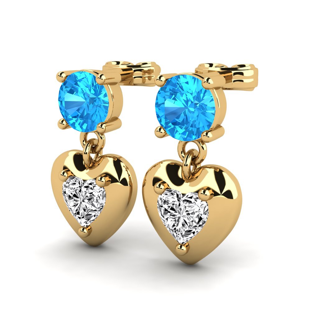 Blue Topaz Women's Earring Lulia