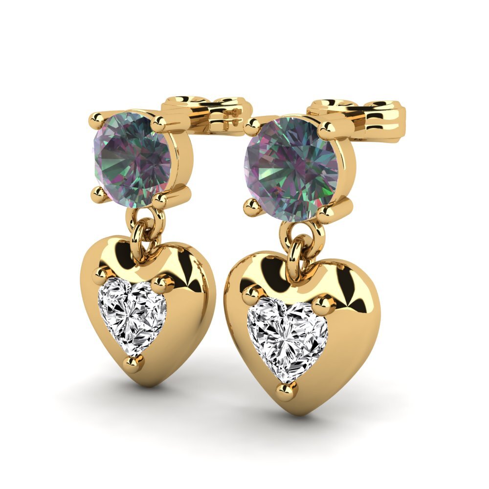 Đá Topaz Huyền Bí Bông tai nữ Lulia