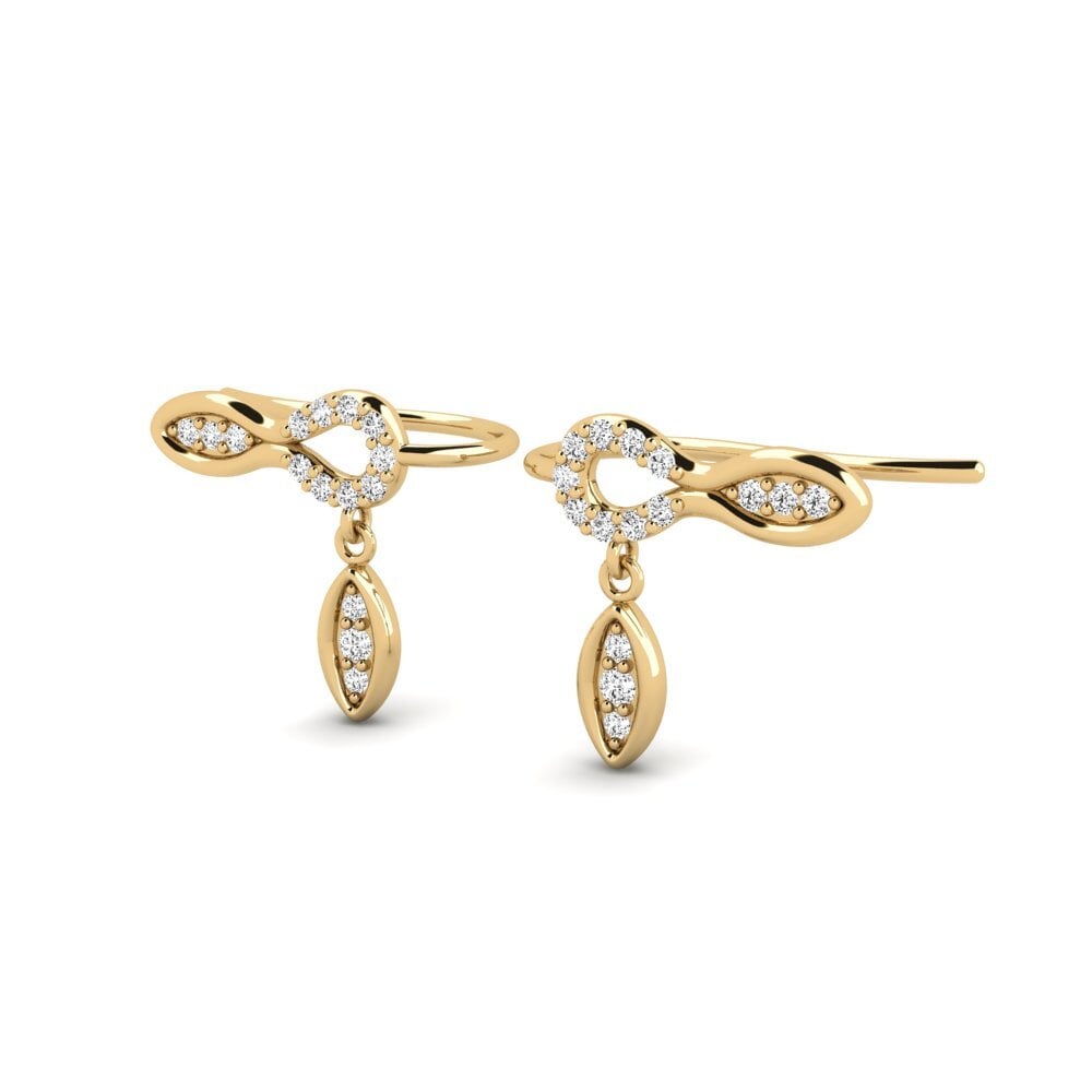 Moissanite Brincos Feminino Lumbers - A