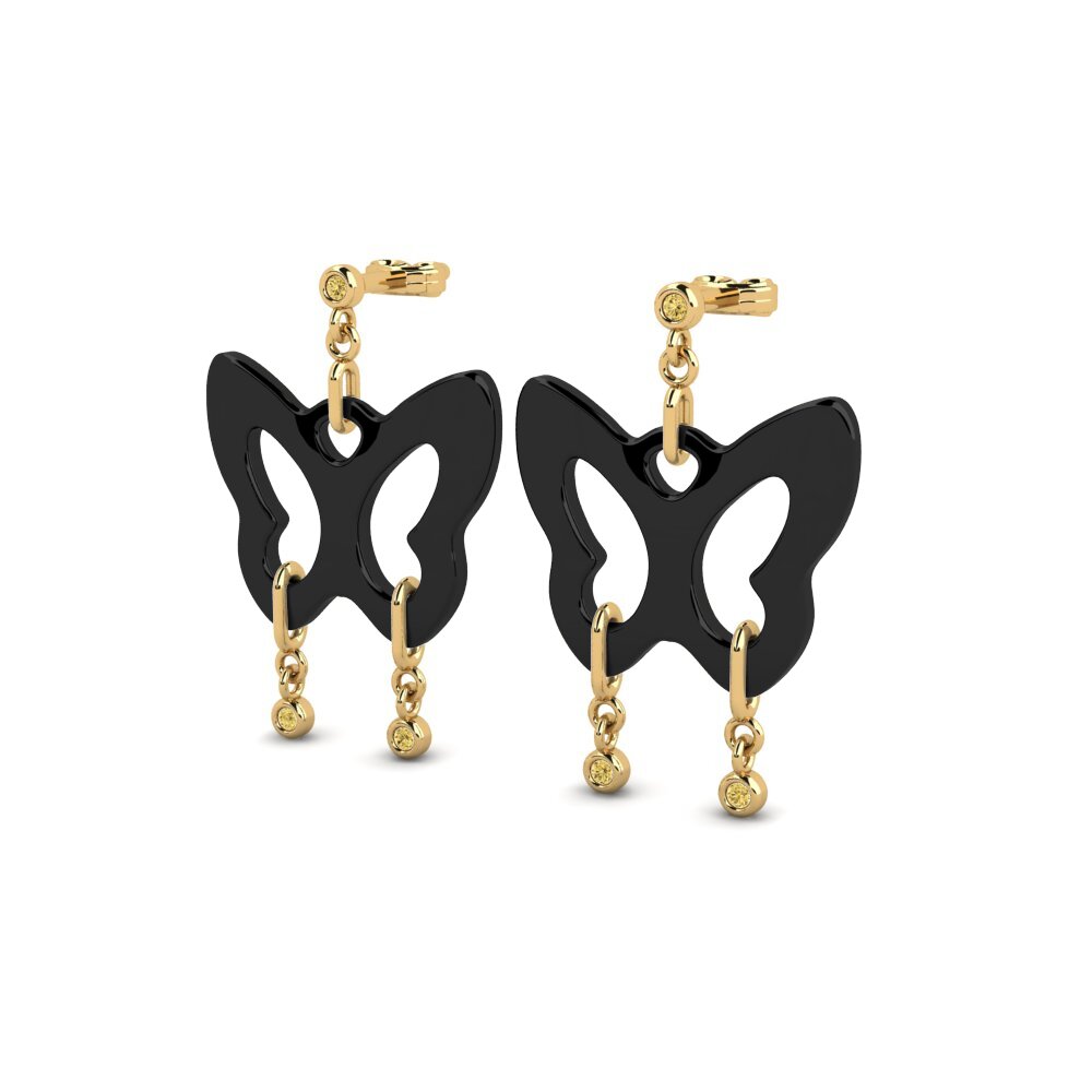 Yellow Diamond Women's Earring Lundberg