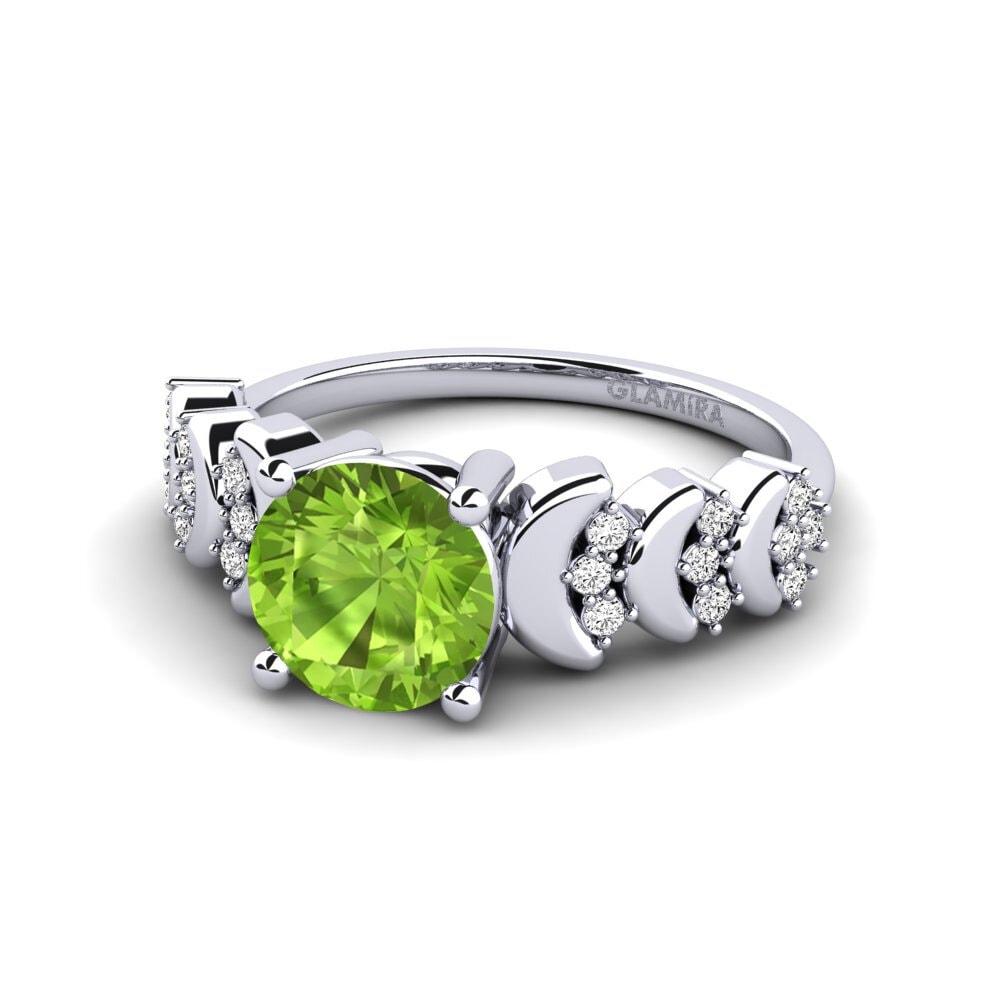 Peridoto Anillo de Mujer Lupe