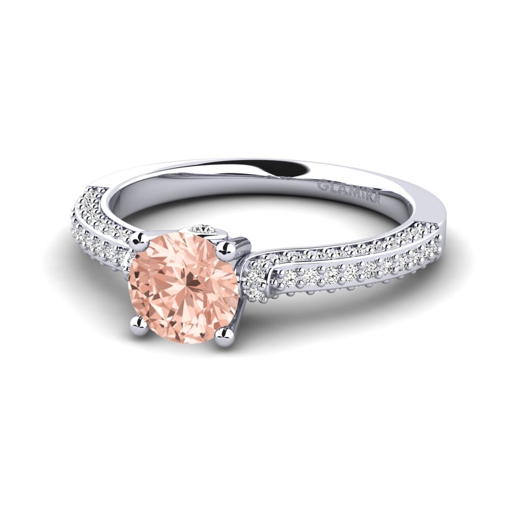 Morganita Anillo de compromiso Lurette