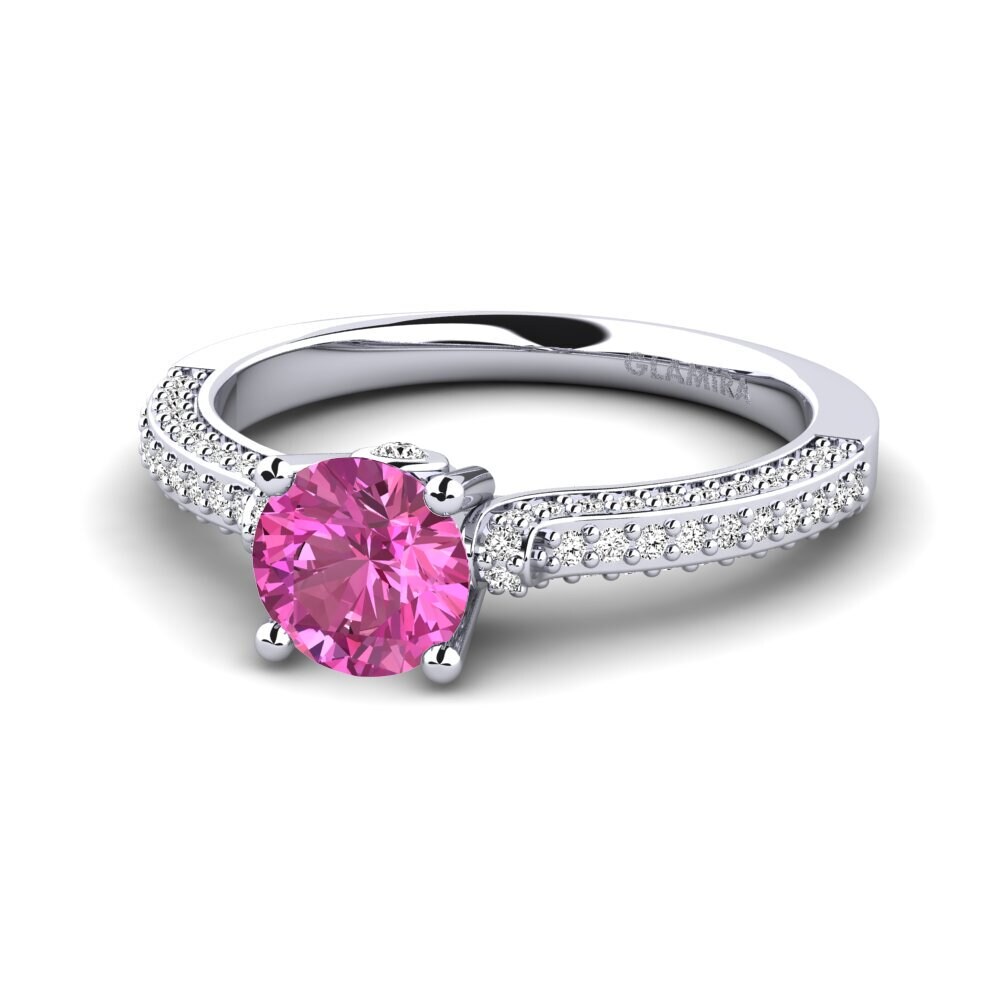 Topacio Rosa Anillo de compromiso Lurette